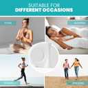 Toe Separators for Women Gel Toe Separators for Overlapping Toes, Bunions, Big Toe Alignment, Corrector and Spacer, Preventing Rubbing Relieve Pressure (Pinky, 12 Pack, White)