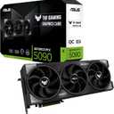ASUS TUF GeForce RTX 5090 32GB GDDR7 OC Edition Graphics Card, NVIDIA, Desktop (PCIe 5.0, HDMI/DP 2.1, 3.6-Slot, Military-Grade Components, Protective PCB Coating, Axial-tech Fans, Vapor Chamber)