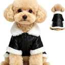 Warm Lined Dog Winter Coat Clothes for 16 to 19 lbs - Coats for Dogs Small Puppy Jacket Suitable Chest: 22in Back Length:18in Waterproof Dog Coats for Winter