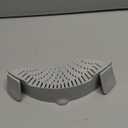 YEVIOR Clip on Strainer for All Pots Pan,Silicone Pasta Strainer Kitchen Gadgets,Collapsible Colander for Noodle,Vegetables,Fruit,Spaghetti (Grey) (Gray)