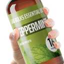 Peppermint Essential Oil, 16 oz Bottle for Diffusers, House Cleaning, Candles, 1 Pack, Aromatherapy Oil