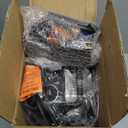 Greenhouse Heater with Digital Thermostat, 1500W Electric Outdoor Heater, Overheat Protection, Fast Heating, Waterproof for Grow Tent, Green House, Patio, Black