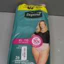 Depend Fresh Protection Adult Diapers, Incontinence & Postpartum Bladder Leak Underwear for Women, Disposable, Maximum, Extra-Large, Blush, 26 Count