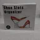 Shoe Slots Organizer 20 Pack - Shoe Stackers, Space Savers 50%, 4 Levels Adjustable, Double Layer Holders for Closet, White