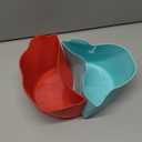 Silicone Crock pot Liners,Slow Cooker Liners, 6-7 Quart Oval Reusable Crock pot Divider Insert,BPA-Free, Dishwasher Safe (6-7 QT_Blue+Red)