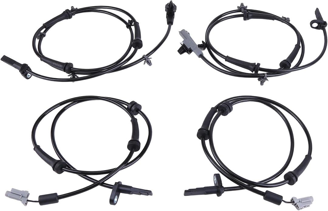 4pcs ABS Wheel Speed Sensor Fit for 2007-2012 for Nissan Altima 2009-2014 for Nissan Maxima Rear Left Rear Right Front Left Front Right ABS Sensors