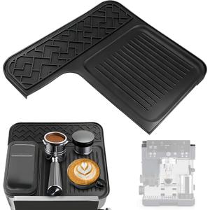 Silicone Top Mat Compatible with Ninja Luxe Caf Espresso Machine ES601 & ES701, Non-Slip Waterproof Heat-Resistant Cover, Food-Grade Counter Protector, Easy to Clean Coffee Maker Accessory