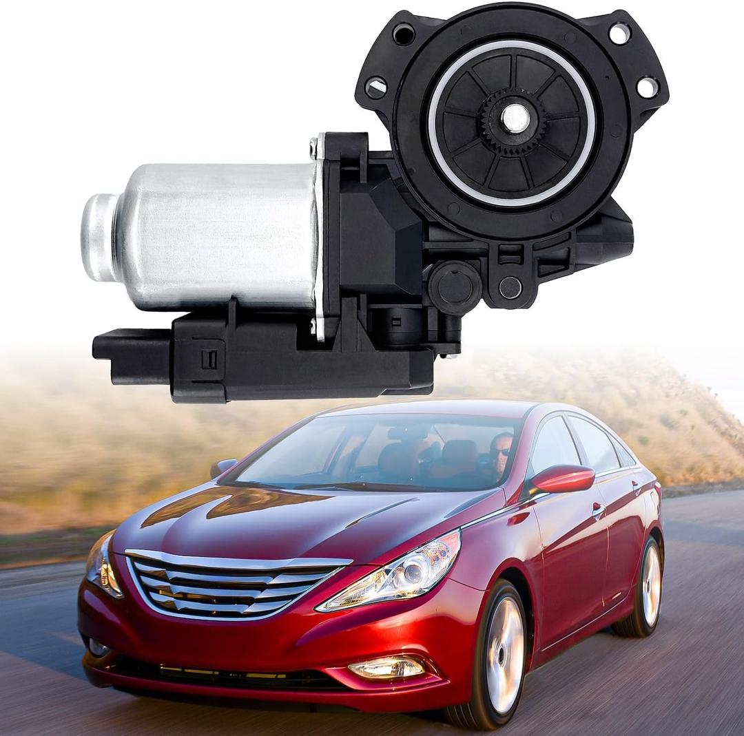Power Window Motor Compatible with Hyundai Sonata 2006-2010,6Pins,Front Driver Side,Replace # 82450-3K011 742-720