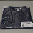 Amazon Essentials Women's Georgette Long Sleeve Relaxed-Fit Pockets Shirt (XX-Large, Navy)