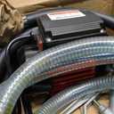 TOPWAY 110V AC 15GPM Electric Self-priming Oil Fuel Diesel Kerosene Biodiesel Transfer Pump Kit w/Discharge Hose & Nozzle