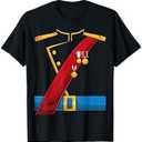 Prince Charming Costume Halloween kids boys men cute funny T-Shirt blue size L