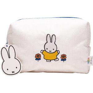 The Crme Shop Miffy Perfect Travel Makeup Bag, Cute Zipper Pouch, Spacious, Durable, Lightweight Cosmetic Organizer, Official Miffy Design, With Hang Tag & Printed Label 
