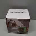 Space Heater, Portable Heater for Office Desk, 400W Mini Tent Warmer for Camping (Indoor Use), With Tip-Over Protection, Lightweight (Cream White)