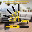 Deck Board Straightener Tool - Heavy Duty Straightener Tool, Quick Install & Foldable Design to Correct Gaps & Misalignment in Seconds, Upgraded