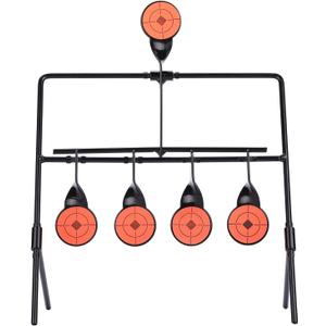 Hiram Resetting Target with Portable Design and Shooting Spots, Rated for .22 .177 Caliber (10.2 x 13.5 x 7.8)