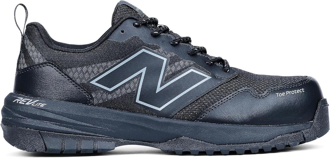 New Balance Men's Composite Toe Quikshift Industrial Shoe (13 3X-Wide, Black/Black/Black)
