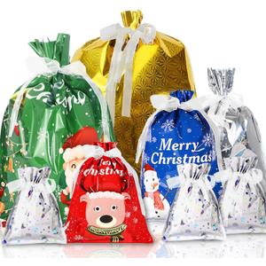 Christmas Gift Bags-41 PCS For Holiday Gift Assorted Sizes Bulk (Large Medium Small)