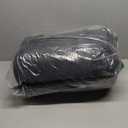 Cold Weather Sleeping Bag 100% Cotton Flannel XXL for Adults Big and Tall,Free Compression Sack (90" x 39" Right Zip, 0F Black)