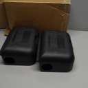 Qualirey Rat Stations Large Rodent with Key Reusable Mouse Stations Mice Blocks Heavy Duty Boxes for Outdoor Rodents Mice Blocks, Black(9.8 x 7.5 x 4.3 Inches,Classic,2 Pack)