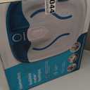 Homedics Bubble Mate Foot Spa, Toe Touch Controlled Foot Bath with Invigorating Bubbles and Splash Proof, Raised Massage Nodes and Removable Pumice Stone