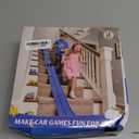 FlexTrack 5000 Flexible Race Car Track for Kids Toy with Suction Cups Compatible with Hot Wheels and Diecast 1/64th Cars and More 15 Feet Long Rolls Up Portable Racetrack (Daytona Blue)