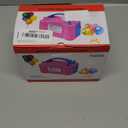 Balloon Pump Electric,110V 600W Balloon Blower Inflator Dual Nozzle Air Pump Balloons Inflator for Decoration, Party, Sport,Gifts:2 Balloon Tying Tools (Rose Red)