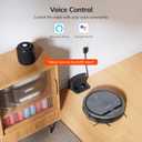 ILIFE V5s Max Robot Vacuum, 4000Pa Max Suction Power, 2.4G WiFi/App/Alexa/Remote Control, Self-Charging Robotic Vacuum Cleaner, for Hard Floors Carpets and Pet Hair