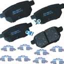 Bendix Premium SBC1354 Ceramic Rear Brake Pads for Select Models Lexus CT200h, Pontiac Vibe, Scion tC, xB, Suzuki Swift, Toyota Corolla, Corolla iM, Matrix, Prius, Prius AWD-e, Prime, Yaris, Yaris
