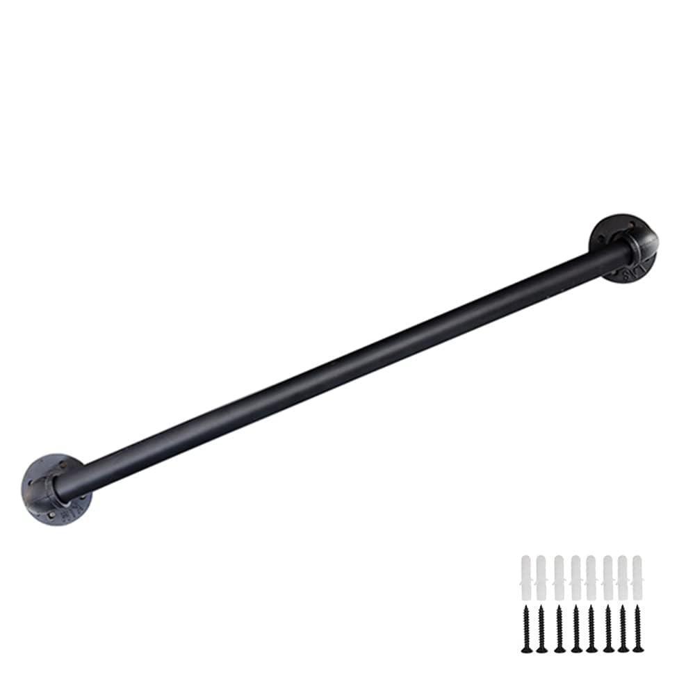 Staircase Handrails 3FT, Galvanized Steel Stair Railing Easy to Install, Iron Balusters Hand Railing Indoor Outdoor for Household or Commercial Buildings