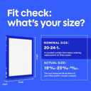 Filtrete 20x24x1 Air Filter, MERV 13 MPR 1900, Allergens, Bacteria, Viruses & Air Pollutants, 3-Month AC/Furnace Filters, Cleaner Air Reliable Airflow, 6 HVAC Filters(Act Size 19.81x23.81x0.78 in)