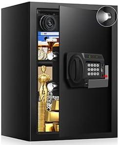 3.0 Cub Large Safes for Home Use Fire and Water Proof, Anti-Theft Digital Security Safe Box with Electronic Keypad and Key, Fire Proof Safe for Home Documents Firearm Medicine Money Valuables (3.0 Cubic Feet)