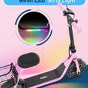 Hiboy Q2 Lite Electric Scooter with Seat for Kids Ages 410, LED Lights, UL Certified, 9.3 MPH, 100W Motor, Easy Control
