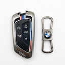 BMW 2/3 Series Luxury Premium Metal Smart Car Key Cover Key Case With Key Chain