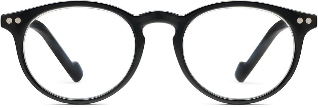 Peepers by PeeperSpecs Brain Trust Round Reading Glasses (Black)