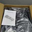 SNTD Large Dish Drying Rack - Expandable (19.3" to 29.4") Dish Rack for Kitchen Counter, Stainless Steel Dish Drainer with Utensil Holder, Pan Holder & Pot Lid Holder, Black