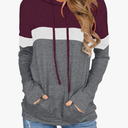 Womens Tops Ladies Tunics Casual Shirts Long Sleeve Hoodie Pullover Blouses Loose Fitting Tees Fashion Clothing Sweatshirts M