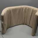 baibu 42 Inch Bench Cushion, Dual-Layer Design Memory Foam Indoor Bench Cushion, Non-Slip Standard Size Rectangle Seat Pad with Ties, 42x16x2Inch, Beige