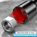 6pcs SAE 1/4 and 5/16 Magnetic Nut Driver Set, 6 inch Long Nut Setter Set, Impact Power Hex Nut Driver Drill Bit, Magnetic Socket Impact Drill Bit Tool