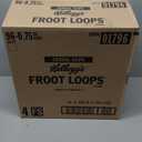 Kellogg's Froot Loops, Breakfast Cereal, Original, .75oz, BB: Jul 21 2026 (96 Count)
