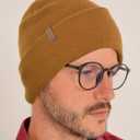FURTALK Beanie for Men Women Cuffed Thick Knitted Unisex Winter Hat Beanies Skull Cap (Brown)