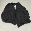 GRACE KARIN Womens Crochet Summer Cardigan Shrug 2025 Lightweight Open Front Hollow-out Batwing Cardigan Sweater Outwear, Black, L