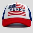 Baseball Caps 4th of July Hat Fourth of July Accessories Outfits for Women USA Hat Trucker Hats 4th of July Accessories for Women Multicolor
