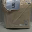 NICETOWN Living Room Noise Reducing Curtains, Privacy Protection & Completely Shaded Ring Top Drapes, Sound Preventing Insulated Window Treatment Curtain Panels(Biscotti Beige, 2 Pieces, W42 x L84)