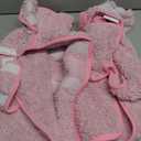 Bienbee Dog Bathrobe, Quick Drying Super Absorbent Dog Robes for After Bath, Warm Keeping Dogs Towel, Dogs Bath Supplies, Pink Small