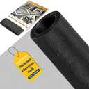 Window Screen Mesh, 48"x100" Fiberglass Window Screen Door Mesh, Screen Door Replacement, Patio Screen Mesh Black