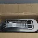 Elite Gourmet ECT4123 Long Slot 4 Slice Toaster, Extra Wide 1.5" and 5.1" Deep Slots, Bagel, Defrost & Cancel Functions, 6 Toast Shade Settings, Fits Bagels, Waffles, Artisan Breads, Stainless Steel