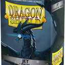Dragon Shield | Standard Size Card Matte Sleeves | 100 CT - Smooth & Tough Premium TCG Sleeves | Compatible with Pokemon, Flesh & Blood, One Piece & Magic The Gathering | Jet Matte
