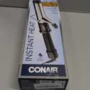 Conair Instant Heat 1-Inch Curling Iron, 1-Inch Barrel Produces Loose Curls, Hair Curler for Medium and Long Hair, 25 Heat Settings, Black