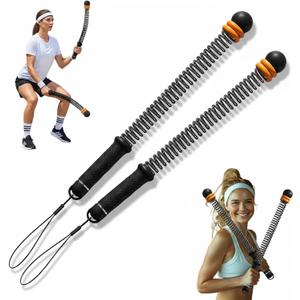 2 x Weighted Ropeless Battle Ropes (2-Pack),Portable Cordless Battle Ropes for Home Gym,arm Exerciser Rope,Workout Rope for Strength Building,Low-Impact Aerobic Training and HIIT for Fitness Enthusiasts.