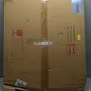 48x27 Black Irregular Mirror, Matte Asymmetrical Bathroom Mirror